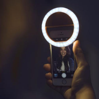 RingLed | Selfie-ringlamp met ingebouwde oplader