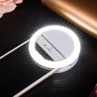 RingLed | Selfie-ringlamp met ingebouwde oplader