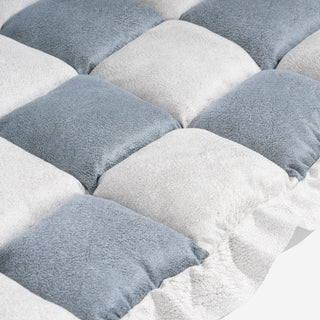 Gezellige Geruite Patchwork Huisdierenmat en Meubelbeschermer
