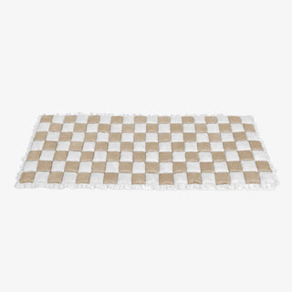 Gezellige Geruite Patchwork Huisdierenmat en Meubelbeschermer