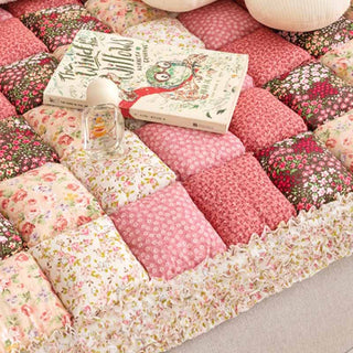 Gezellige Geruite Patchwork Huisdierenmat en Meubelbeschermer