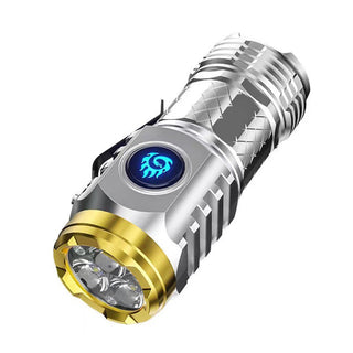Flare | Mini LED-zaklamp | Krachtig, veilig en langdurig Zilver