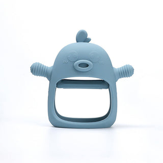 Siliconen bijthandschoen voor baby's Blauw