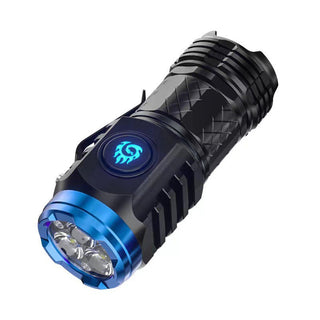 Flare | Mini LED-zaklamp | Krachtig, veilig en langdurig Zwart