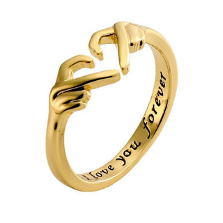 I Love You Forever ring - voor mijn mooie dochter Goud