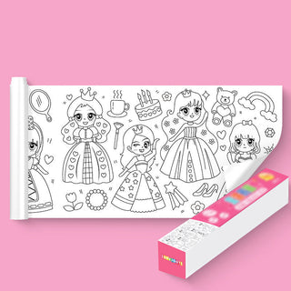 Tekenrol voor kinderen Sød prinsesse