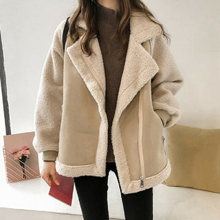 Dames Suede Vest Winter PU Leer