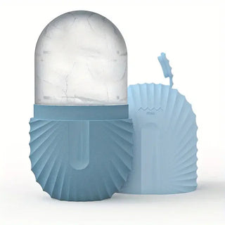 Ice-Face roller voor de huid Blauw