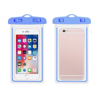 Waterdicht telefoonhoesje met glow-in-the-dark effect