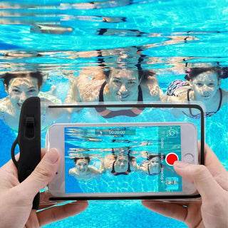 Waterdicht telefoonhoesje met glow-in-the-dark effect