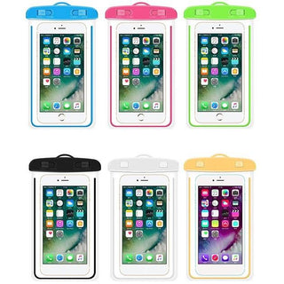 Waterdicht telefoonhoesje met glow-in-the-dark effect
