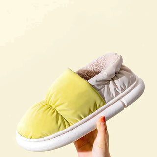 Denna | Luxe pantoffels voor extra comfort, zacht en warm Geel